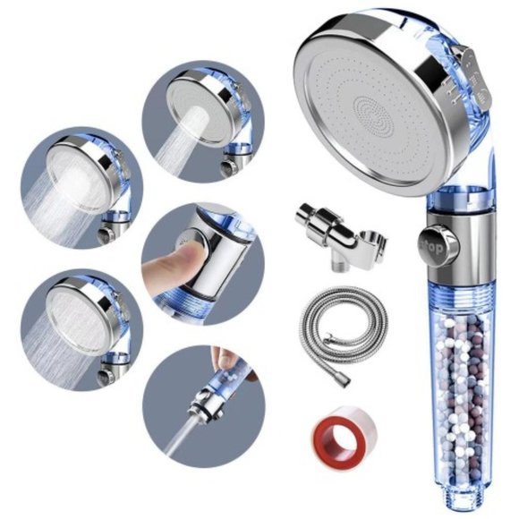 Handheld High Pressure Showerhead - New - Picture 4 of 8